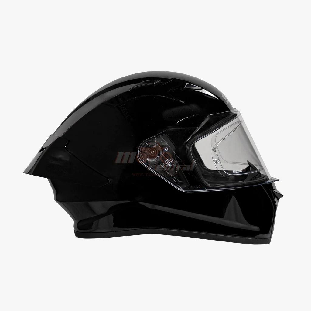 SMK Stellar Sports Gloss Black (GL200) Full Face Helmet